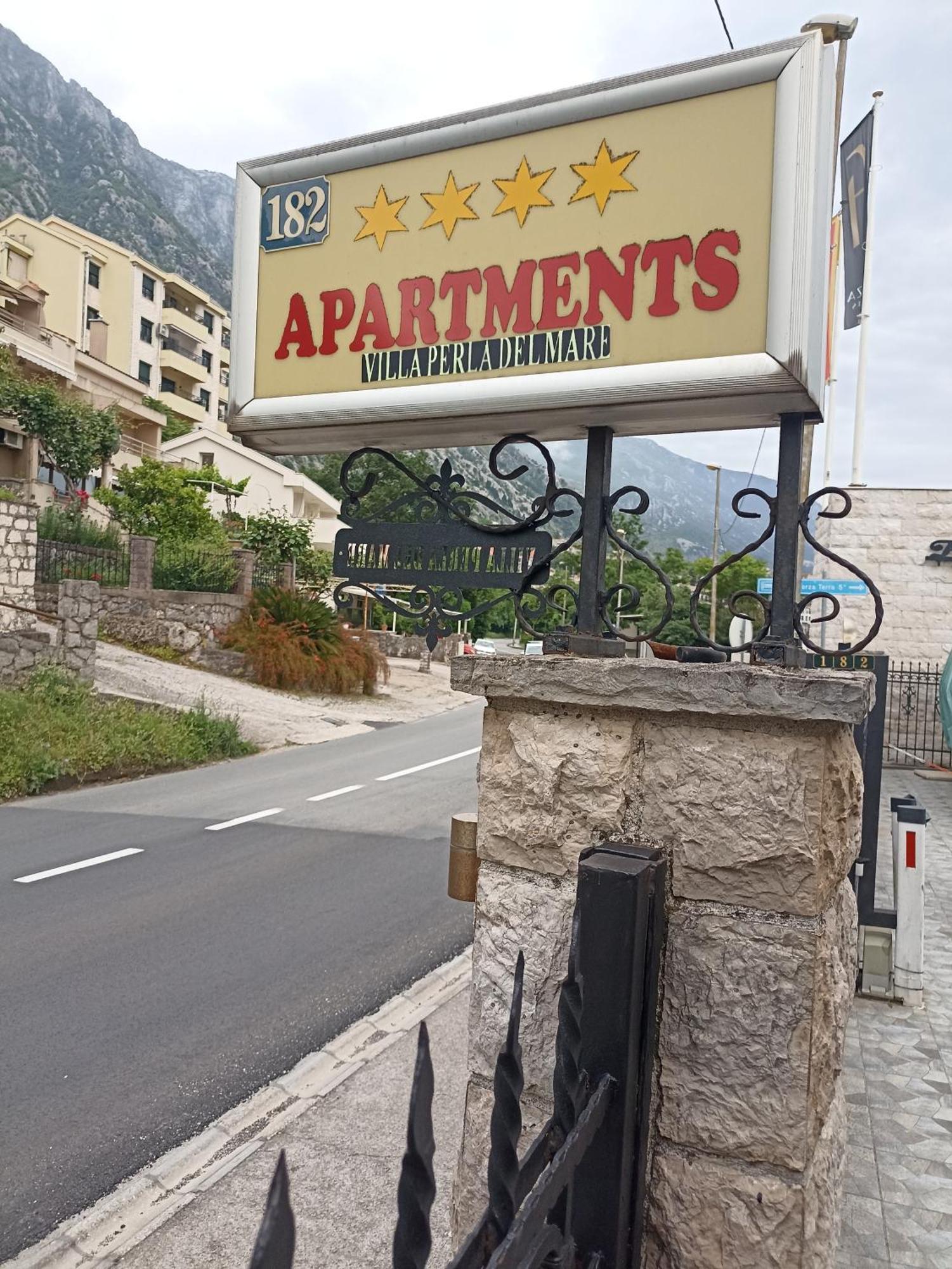 Villa Perla Del Mare Kotor Exterior photo
